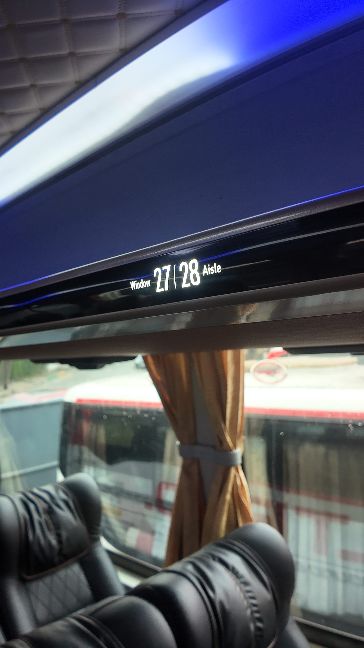 Regular AC with CR coach — passenger charging port